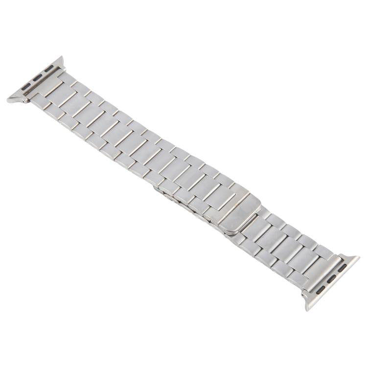For Apple Watch 42mm / 41mm / 40mm / 38mm Three-beads Magnetic Steel Watch Band
