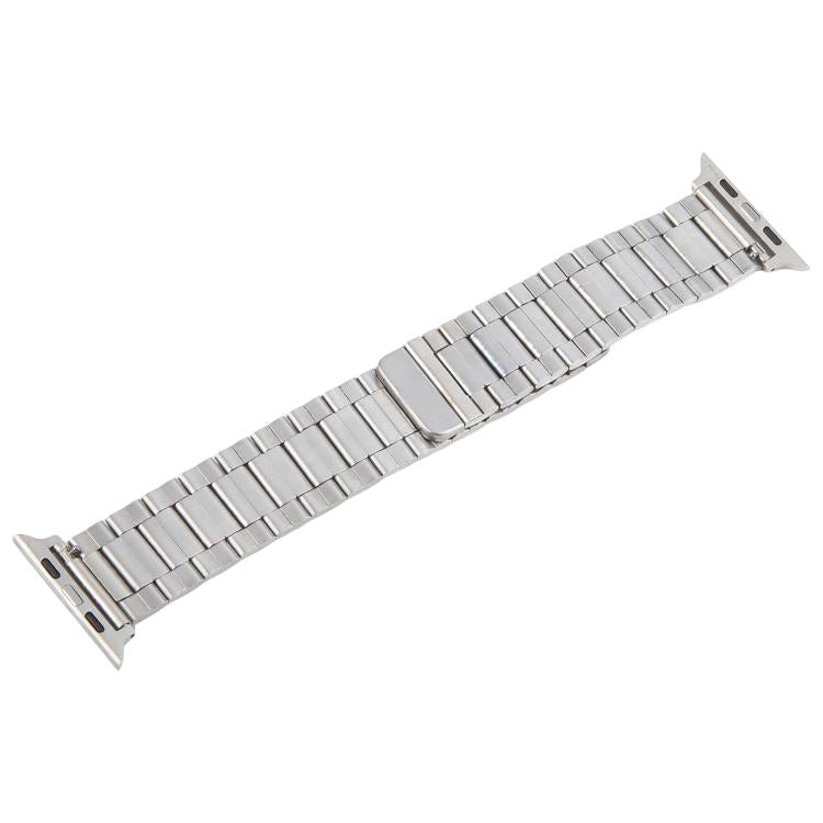 For Apple Watch 42mm / 41mm / 40mm / 38mm Three-beads Magnetic Steel Watch Band
