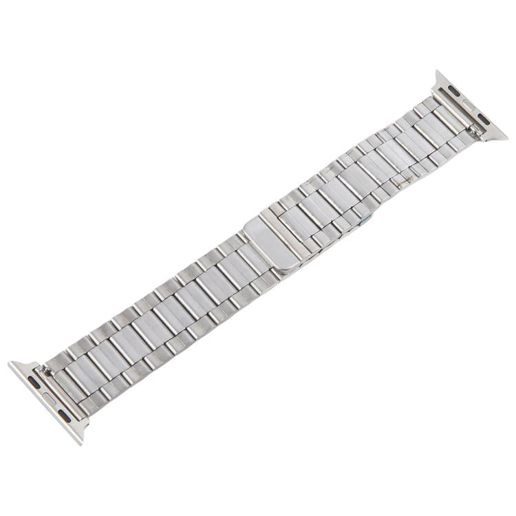 For Apple Watch 42mm / 41mm / 40mm / 38mm Three-beads Magnetic Steel Watch Band