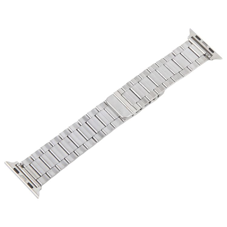 For Apple Watch 42mm / 41mm / 40mm / 38mm Three-beads Magnetic Steel Watch Band