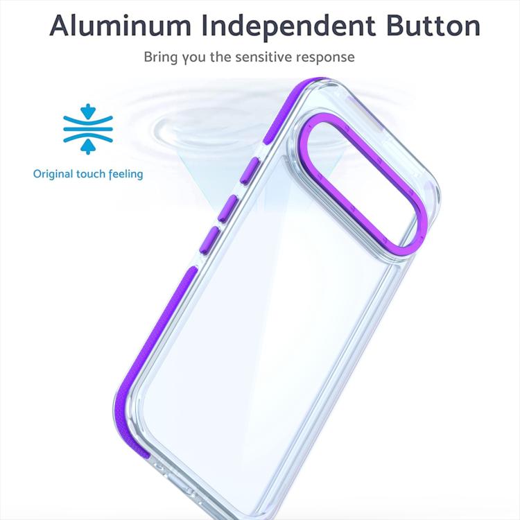 For Google Pixel 9 Pro XL Dual-Color Clear Acrylic Hybrid TPU MagSafe Phone Case