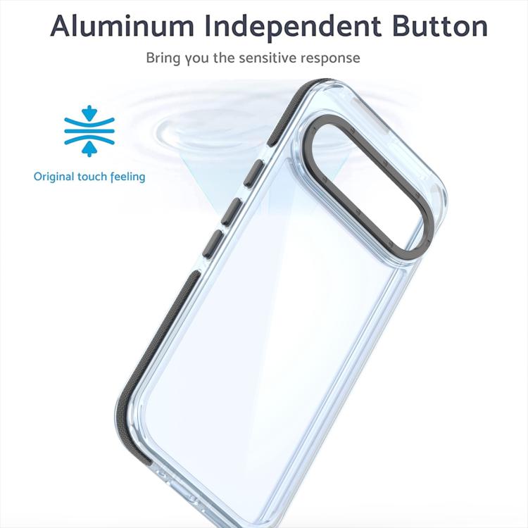 For Google Pixel 9 Pro XL Dual-Color Clear Acrylic Hybrid TPU MagSafe Phone Case
