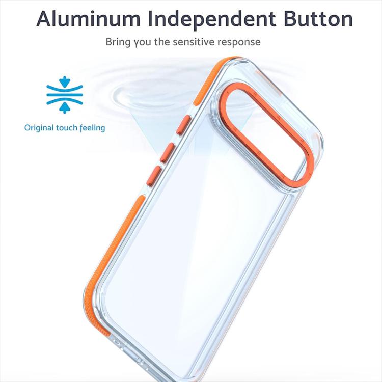 For Google Pixel 9 / 9 Pro Dual-Color Clear Acrylic Hybrid TPU MagSafe Phone Case