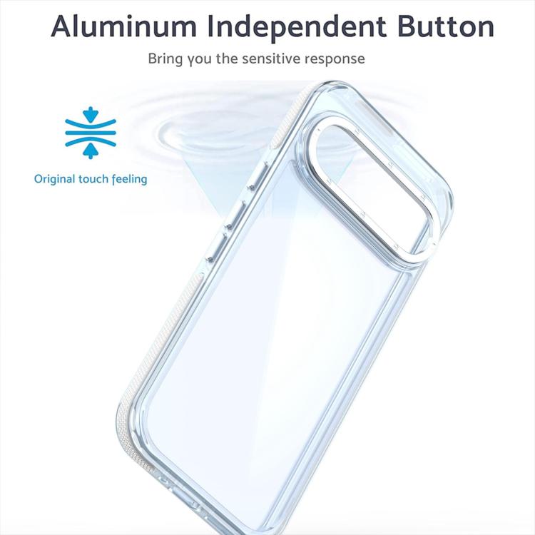 For Google Pixel 9 / 9 Pro Dual-Color Clear Acrylic Hybrid TPU MagSafe Phone Case