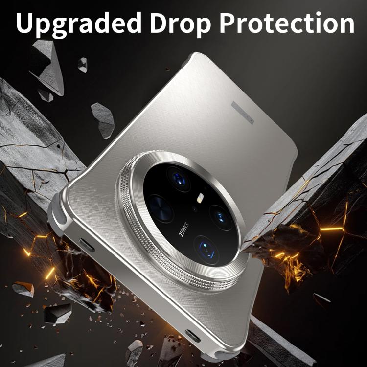 For Huawei Mate 60 Pro Micro Frosted Metal Phone Case