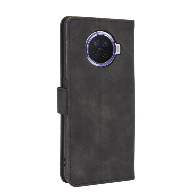 For OPPO Ace2 Solid Color Skin Feel Magnetic Buckle Horizontal Flip Calf Texture PU Leather Case with Holder & Card Slots & Wallet