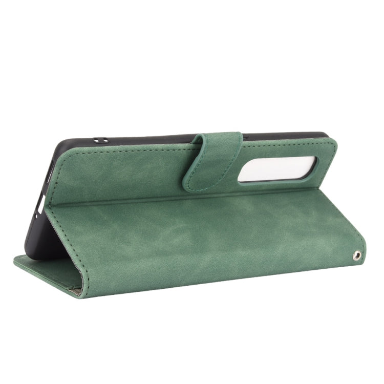 For OPPO Find X2 Pro Solid Color Skin Feel Magnetic Buckle Horizontal Flip Calf Texture PU Leather Case with Holder & Card Slots & Wallet