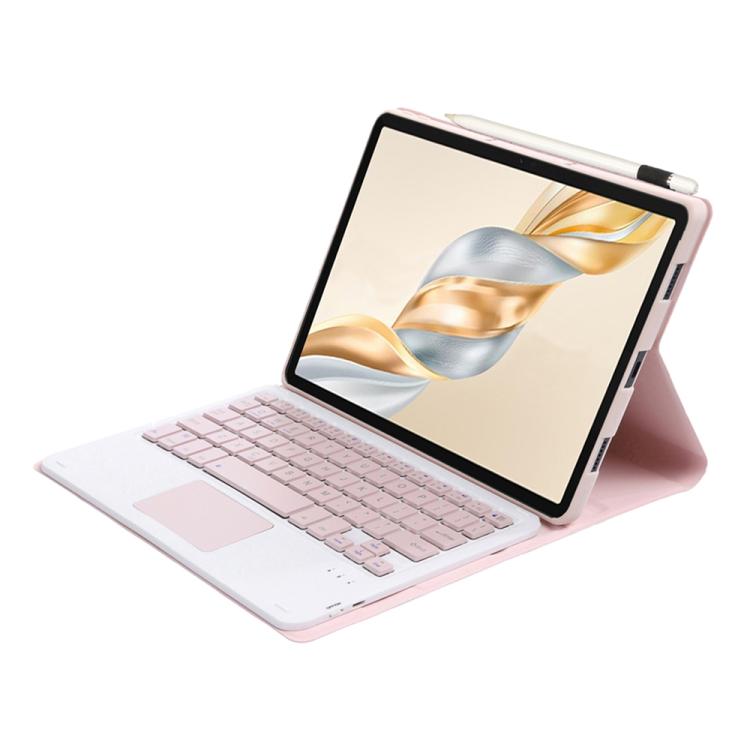 For Honor Pad X9 Pro 11.5 AH28-A Ultra-thin Detachable Bluetooth Keyboard Leather Tablet Case with Touchpad