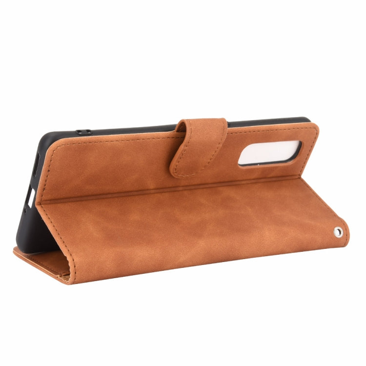 For OPPO Find X2 Solid Color Skin Feel Magnetic Buckle Horizontal Flip Calf Texture PU Leather Case with Holder & Card Slots & Wallet