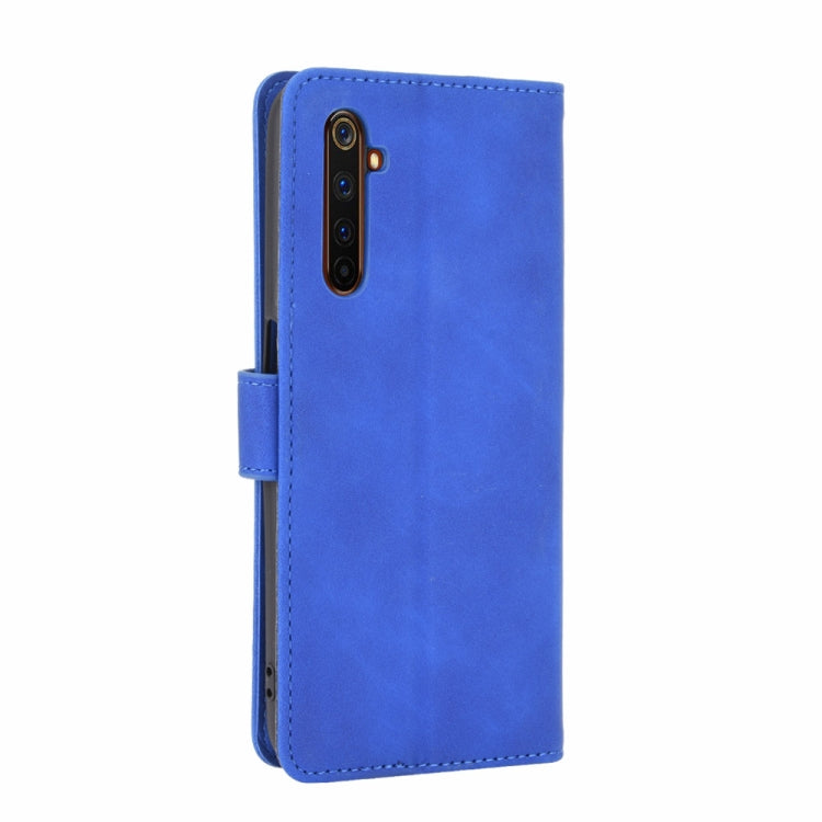 For OPPO Realme 6 Pro Solid Color Skin Feel Magnetic Buckle Horizontal Flip Calf Texture PU Leather Case with Holder & Card Slots & Wallet