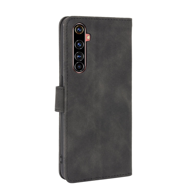For OPPO Realme X50 Pro / X50 Pro 5G Solid Color Skin Feel Magnetic Buckle Horizontal Flip Calf Texture PU Leather Case with Holder & Card Slots & Wallet