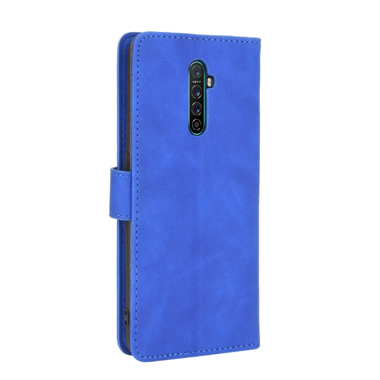 For OPPO Reno Ace / Realme X2 Pro Solid Color Skin Feel Magnetic Buckle Horizontal Flip Calf Texture PU Leather Case with Holder & Card Slots & Wallet