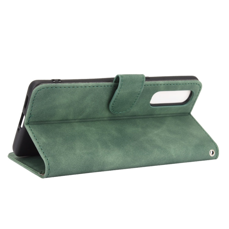 For OPPO Reno3 Pro 5G Solid Color Skin Feel Magnetic Buckle Horizontal Flip Calf Texture PU Leather Case with Holder & Card Slots & Wallet