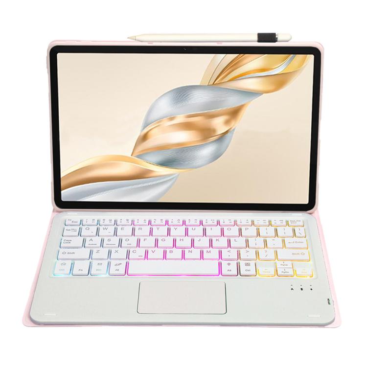 For Honor Pad X9 Pro 11.5 AH28-AS Ultra-thin Detachable Backlight Bluetooth Keyboard Leather Tablet Case with Touchpad