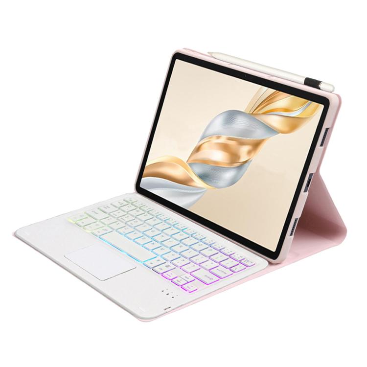 For Honor Pad X9 Pro 11.5 AH28-AS Ultra-thin Detachable Backlight Bluetooth Keyboard Leather Tablet Case with Touchpad
