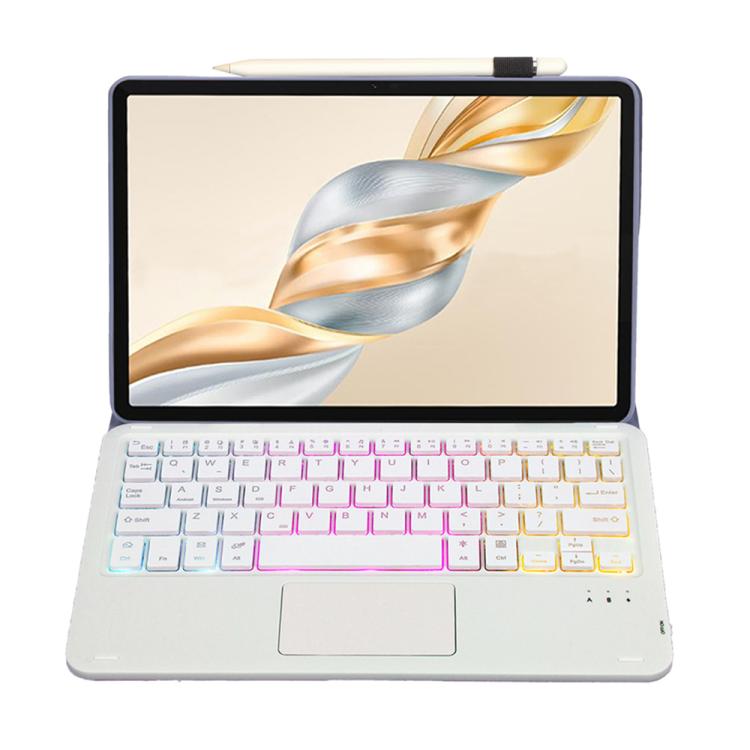 For Honor Pad X9 Pro 11.5 AH28-AS Ultra-thin Detachable Backlight Bluetooth Keyboard Leather Tablet Case with Touchpad