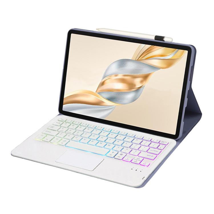 For Honor Pad X9 Pro 11.5 AH28-AS Ultra-thin Detachable Backlight Bluetooth Keyboard Leather Tablet Case with Touchpad