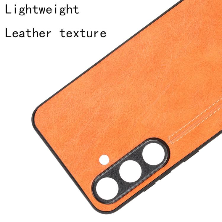 For Samsung Galaxy S25 5G Cow Pattern Sewing Back Cover Phone Case