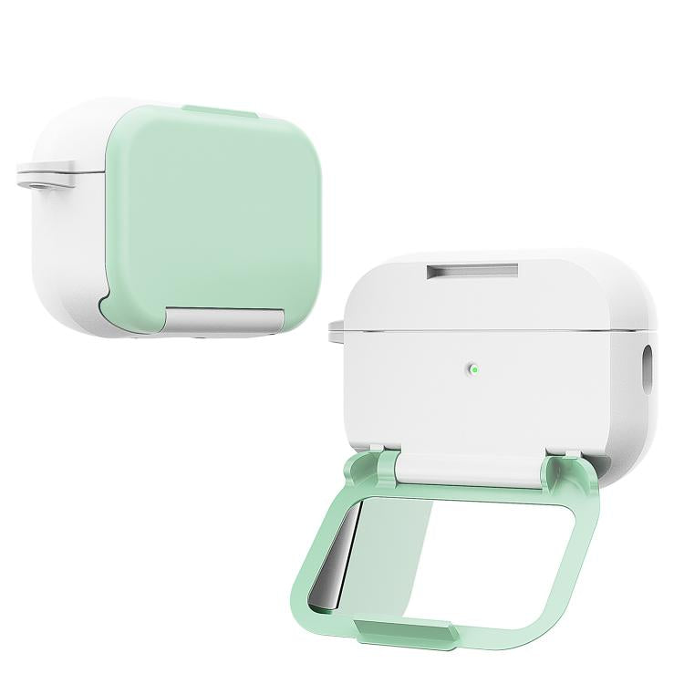 For AirPods Pro Mirror Stand Silicone Earphones Protective Case
