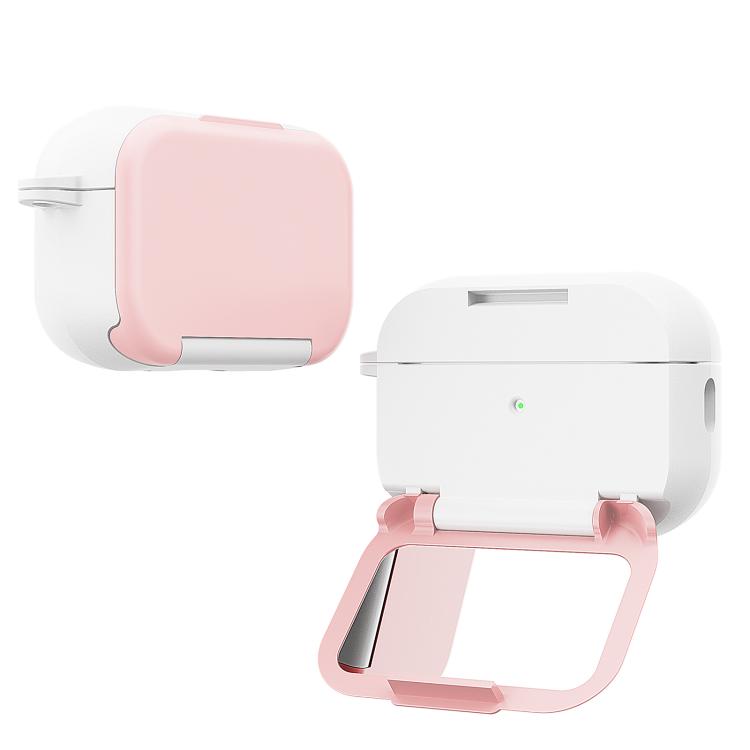 For AirPods Pro Mirror Stand Silicone Earphones Protective Case