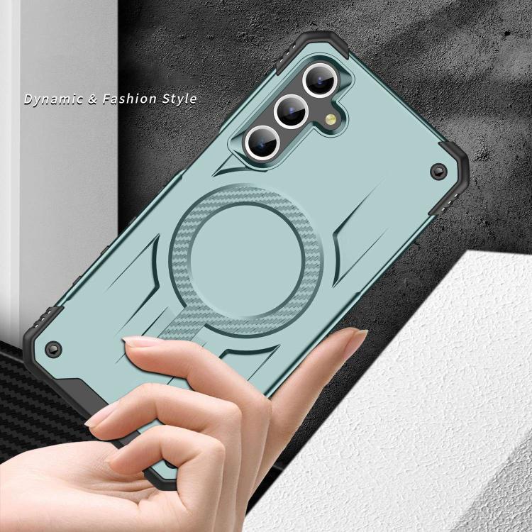 For Samsung Galaxy A15 5G / 4G Straship MagSafe TPU Hybrid PC Phone Case
