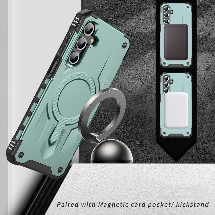 For Samsung Galaxy A15 5G / 4G Straship MagSafe TPU Hybrid PC Phone Case