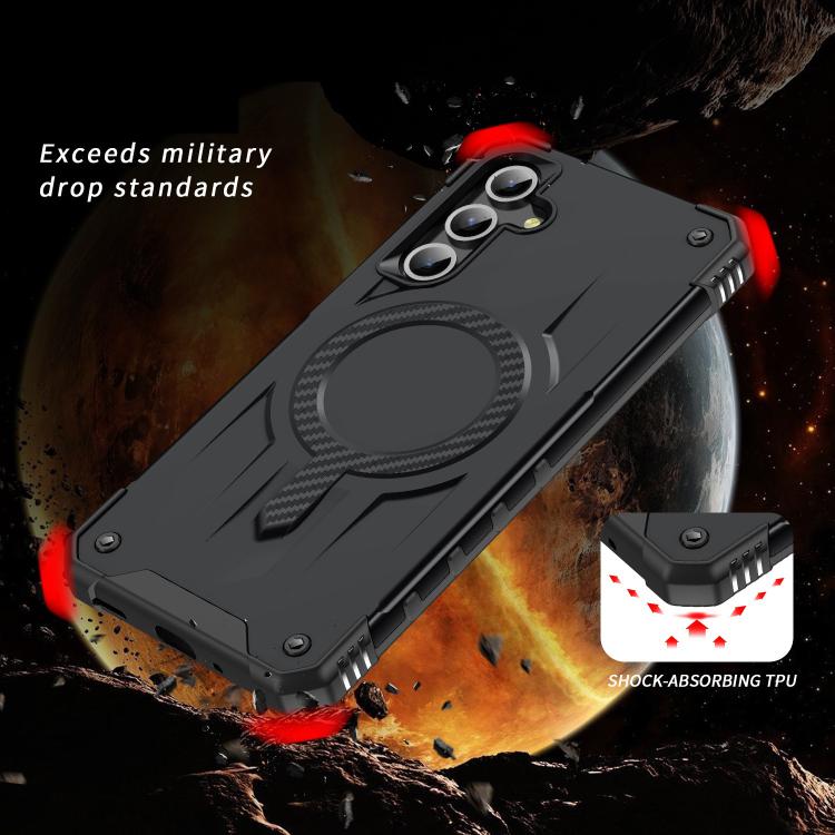 For Samsung Galaxy A15 5G / 4G Straship MagSafe TPU Hybrid PC Phone Case