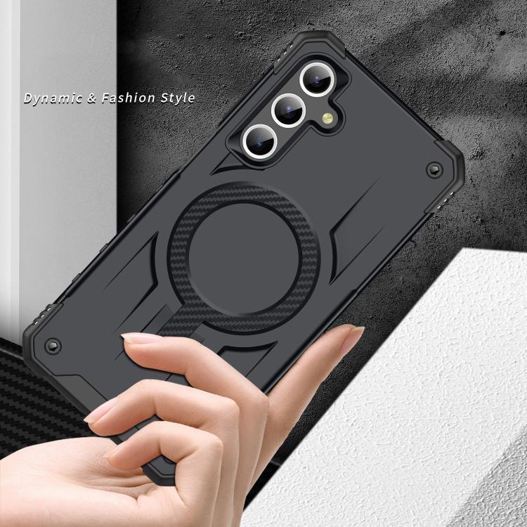 For Samsung Galaxy A15 5G / 4G Straship MagSafe TPU Hybrid PC Phone Case