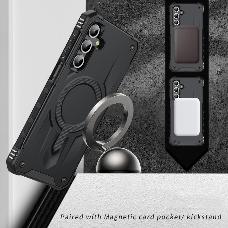 For Samsung Galaxy A15 5G / 4G Straship MagSafe TPU Hybrid PC Phone Case