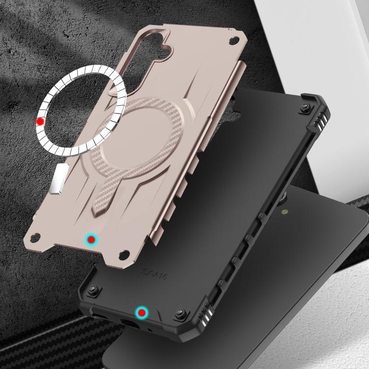 For Samsung Galaxy A15 5G / 4G Straship MagSafe TPU Hybrid PC Phone Case