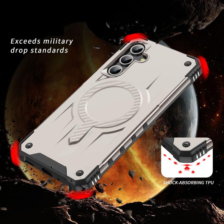 For Samsung Galaxy A15 5G / 4G Straship MagSafe TPU Hybrid PC Phone Case