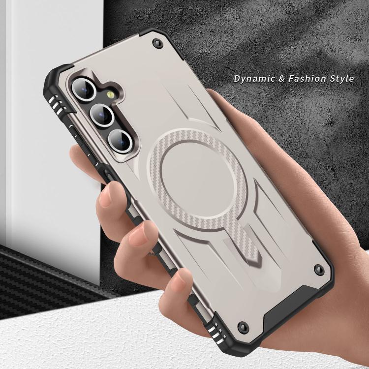 For Samsung Galaxy A15 5G / 4G Straship MagSafe TPU Hybrid PC Phone Case
