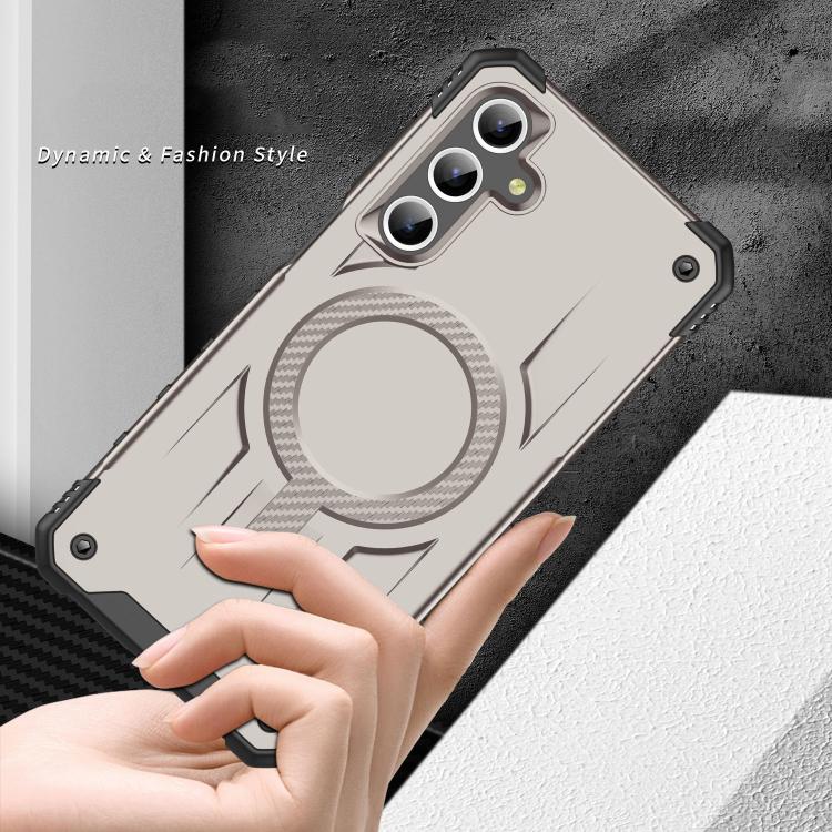 For Samsung Galaxy A15 5G / 4G Straship MagSafe TPU Hybrid PC Phone Case