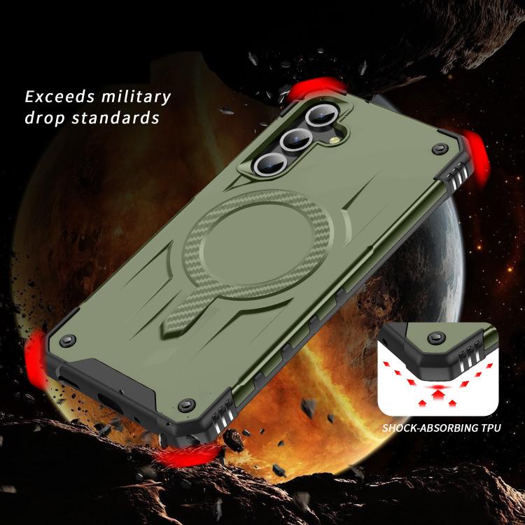 For Samsung Galaxy A15 5G / 4G Straship MagSafe TPU Hybrid PC Phone Case
