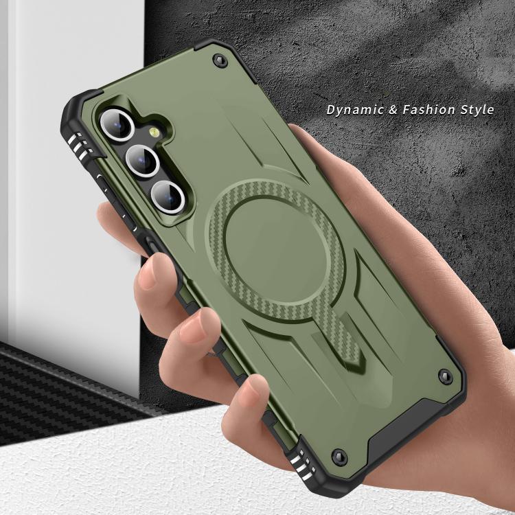 For Samsung Galaxy A15 5G / 4G Straship MagSafe TPU Hybrid PC Phone Case