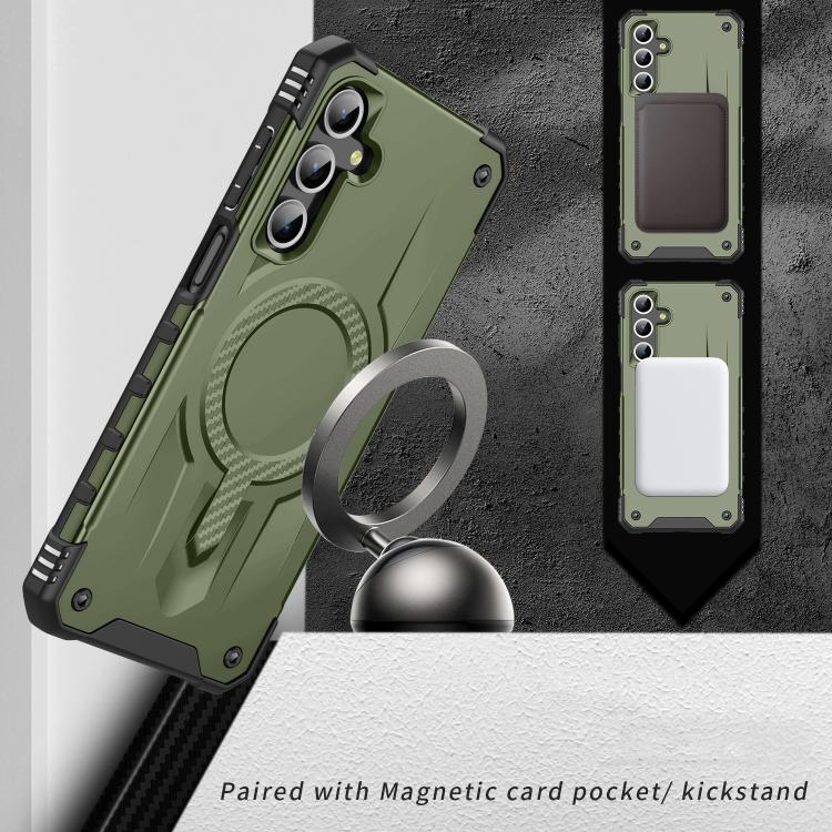For Samsung Galaxy A15 5G / 4G Straship MagSafe TPU Hybrid PC Phone Case