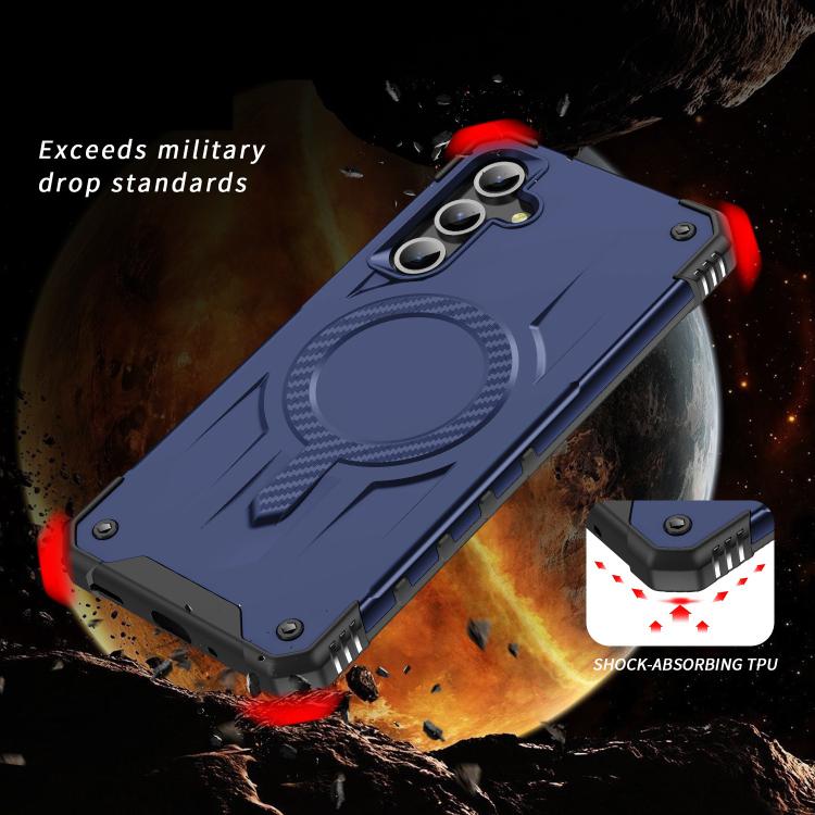 For Samsung Galaxy A15 5G / 4G Straship MagSafe TPU Hybrid PC Phone Case