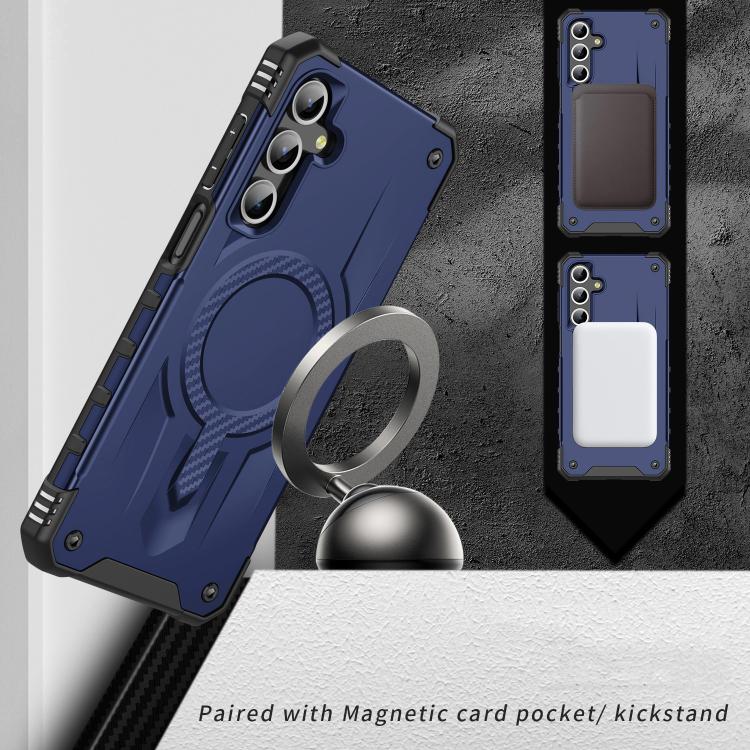For Samsung Galaxy A15 5G / 4G Straship MagSafe TPU Hybrid PC Phone Case