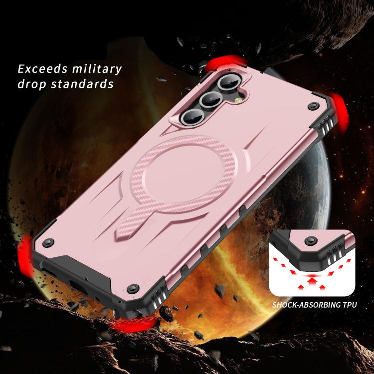 For Samsung Galaxy A15 5G / 4G Straship MagSafe TPU Hybrid PC Phone Case