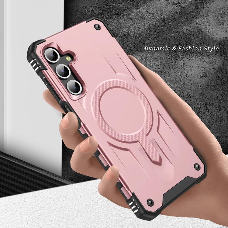 For Samsung Galaxy A15 5G / 4G Straship MagSafe TPU Hybrid PC Phone Case