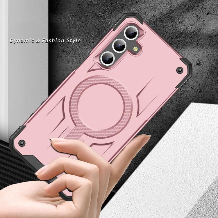 For Samsung Galaxy A15 5G / 4G Straship MagSafe TPU Hybrid PC Phone Case