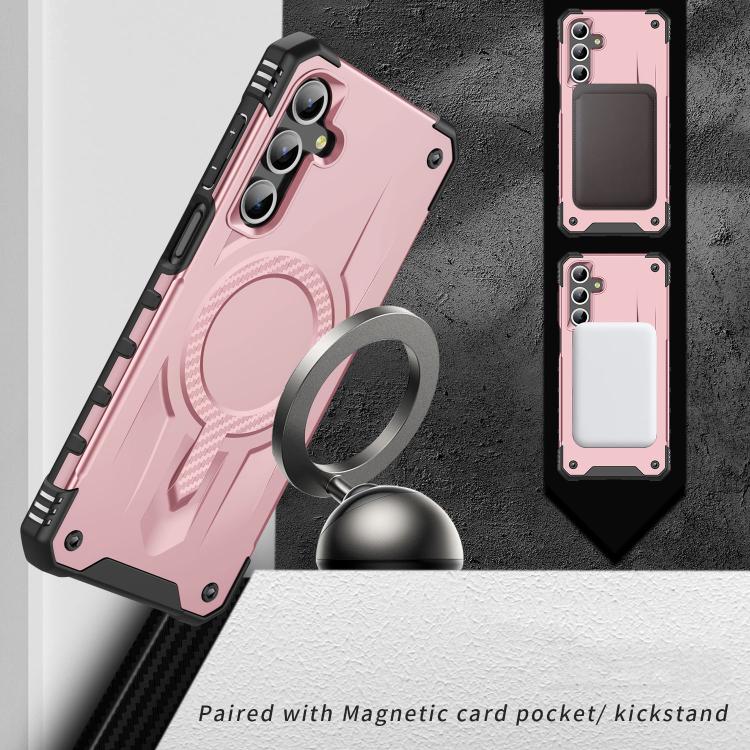 For Samsung Galaxy A15 5G / 4G Straship MagSafe TPU Hybrid PC Phone Case