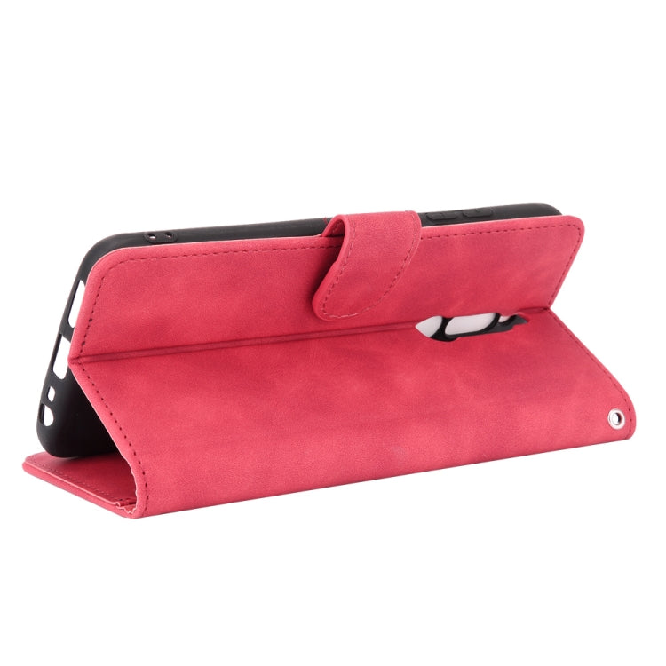 For Xiaomi Redmi 8 Solid Color Skin Feel Magnetic Buckle Horizontal Flip Calf Texture PU Leather Case with Holder & Card Slots & Wallet