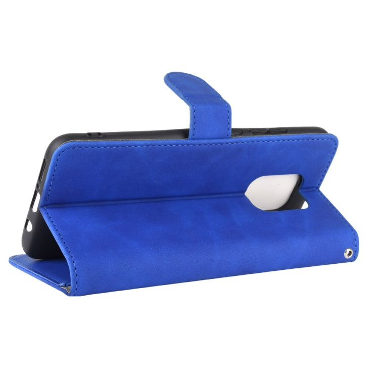 For Xiaomi Redmi 10X & 10X Pro 5G Solid Color Skin Feel Magnetic Buckle Horizontal Flip Calf Texture PU Leather Case with Holder & Card Slots & Wallet