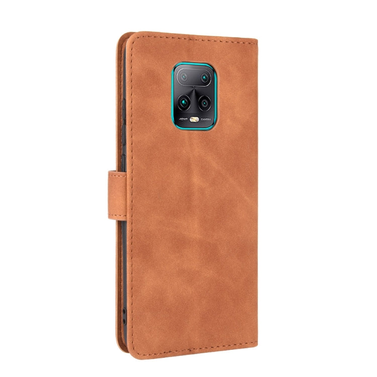 For Xiaomi Redmi 10X & 10X Pro 5G Solid Color Skin Feel Magnetic Buckle Horizontal Flip Calf Texture PU Leather Case with Holder & Card Slots & Wallet