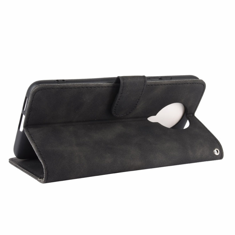 For Xiaomi Redmi K30 Pro Solid Color Skin Feel Magnetic Buckle Horizontal Flip Calf Texture PU Leather Case with Holder & Card Slots & Wallet