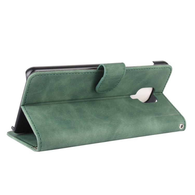 For Xiaomi Redmi Note 9S Solid Color Skin Feel Magnetic Buckle Horizontal Flip Calf Texture PU Leather Case with Holder & Card Slots & Wallet