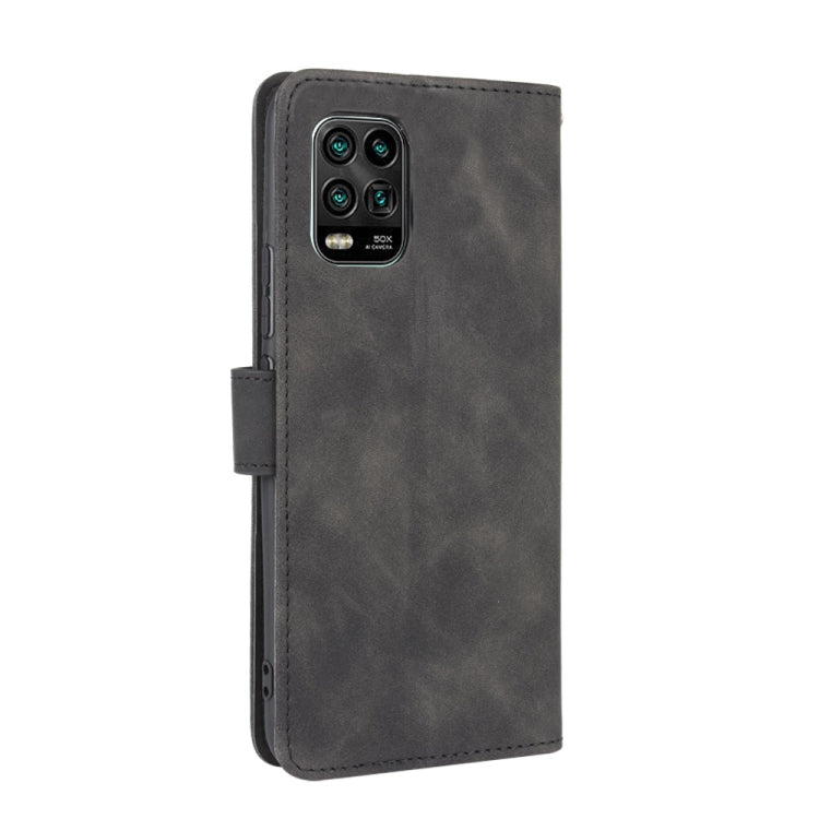 For Xiaomi Mi 10 Lite Solid Color Skin Feel Magnetic Buckle Horizontal Flip Calf Texture PU Leather Case with Holder & Card Slots & Wallet