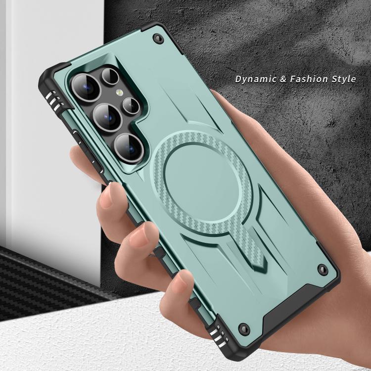 For Samsung Galaxy S23 Ultra 5G Straship MagSafe TPU Hybrid PC Phone Case