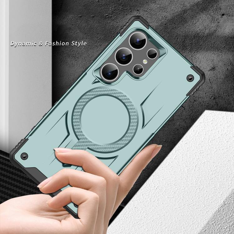 For Samsung Galaxy S23 Ultra 5G Straship MagSafe TPU Hybrid PC Phone Case